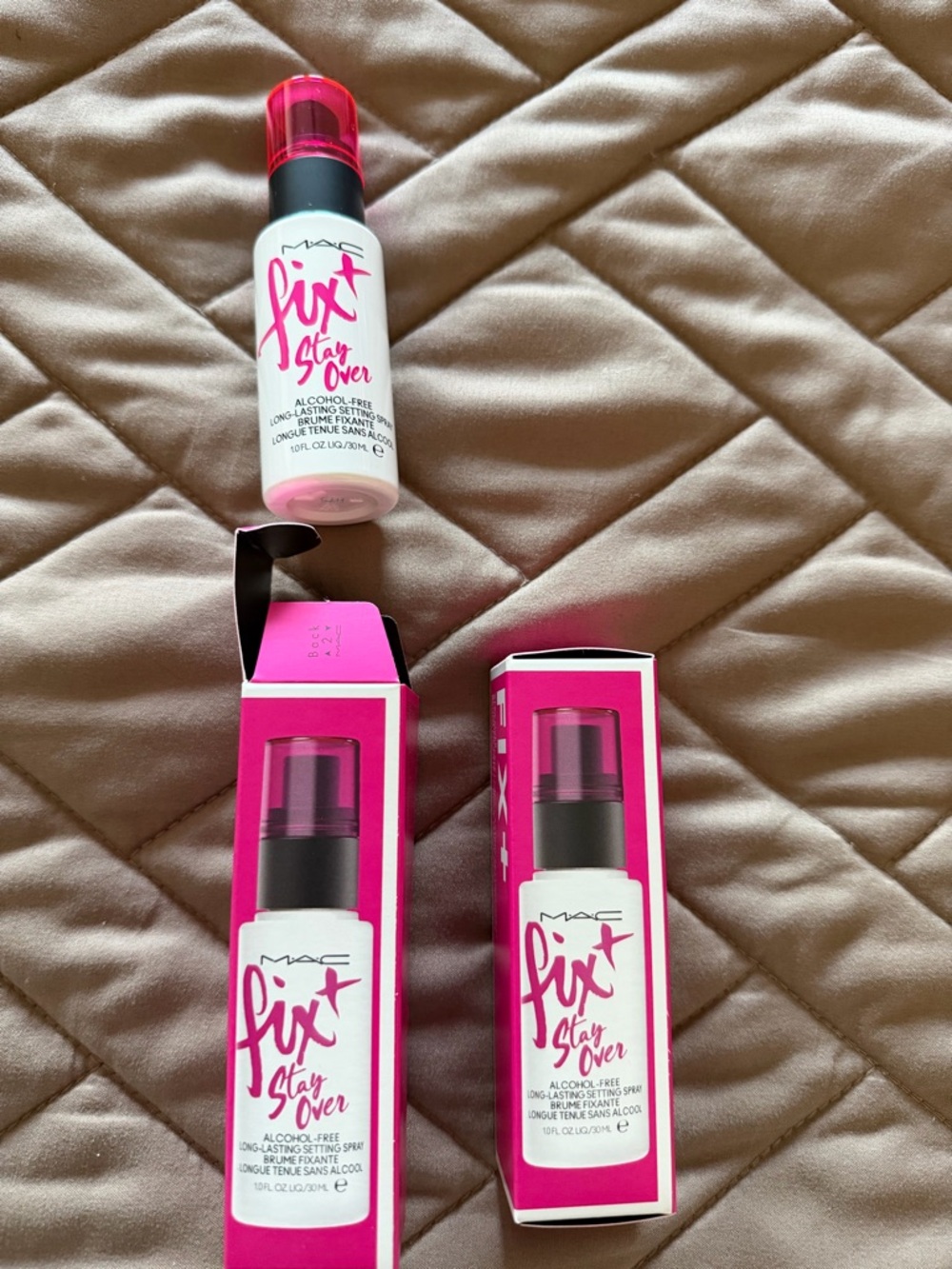 MAC Cosmetics Fix+ Stay Over Makeup Setting Spray — Bright Pink Packaging
